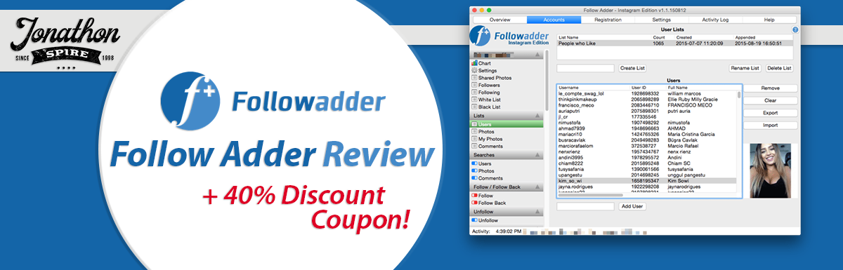 Follow Adder Review + 40% Discount Coupon!