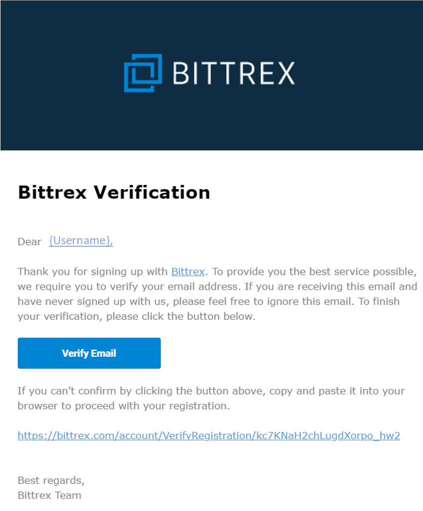 Bittrex Verification Process