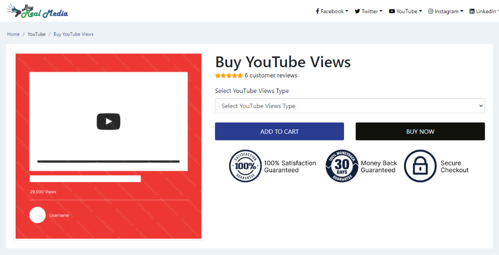 Buy Real Media YouTube Views