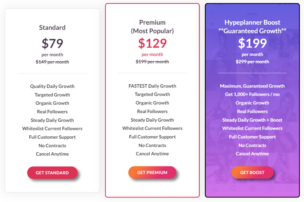 HypePlanner Pricing
