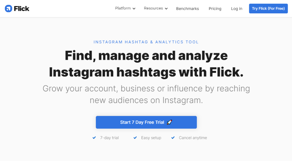 Flick Review – The Top Hashtag Tracker?