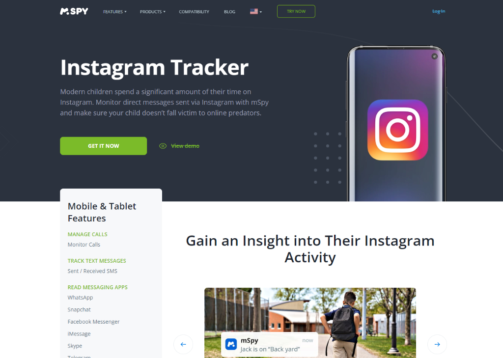 mSpy-Instagram-Tracker