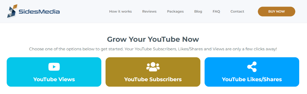SidesMedia Grow Your YouTube Now