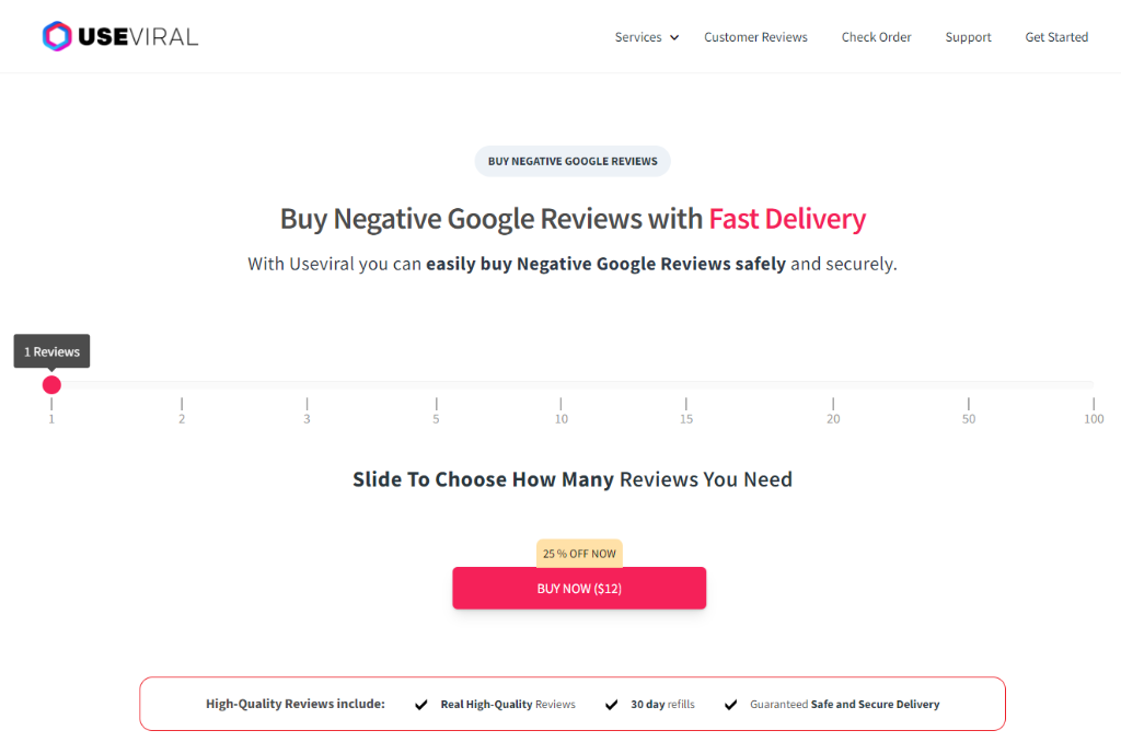 UseViral Buy Negative Google Reviews