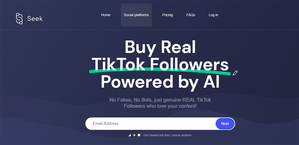 Seek Socially Buy TikTok Followers