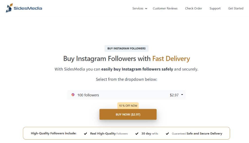 SidesMedia Buy Instagram Followers