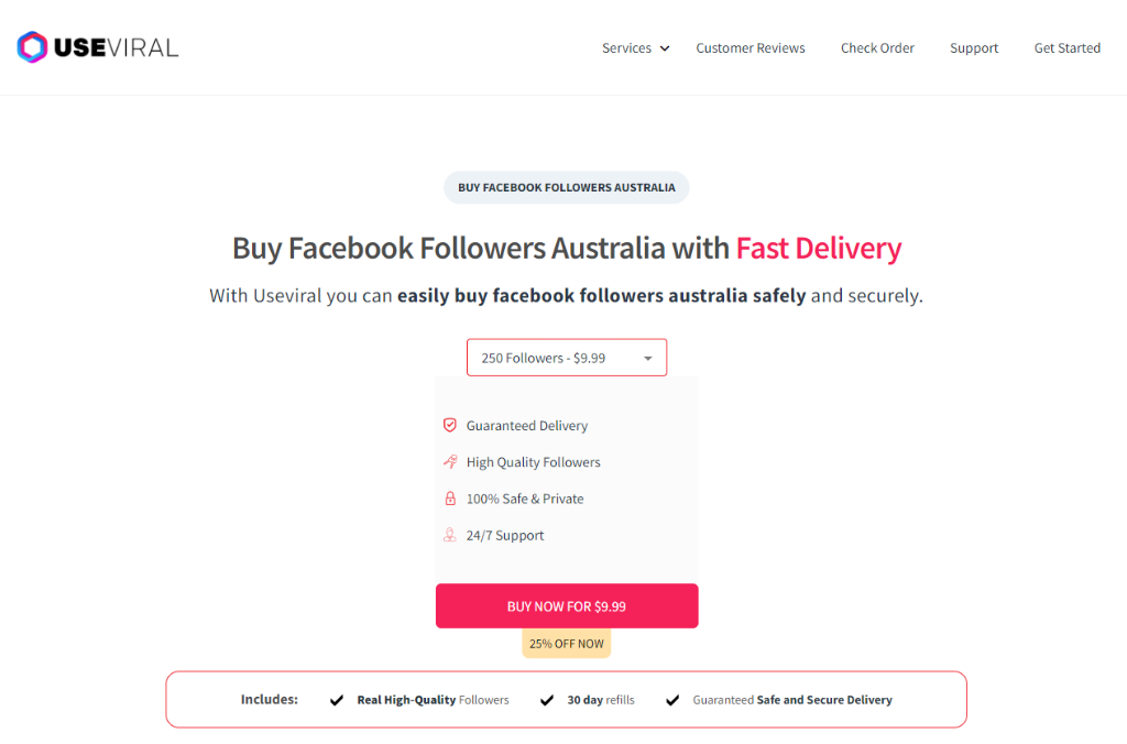 UseViral Buy Facebook Followers Australia 