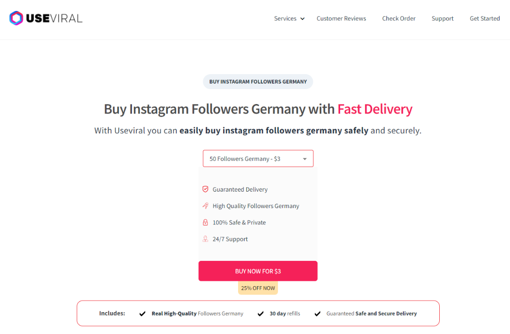 UseViral Buy Instagram Followers Germany