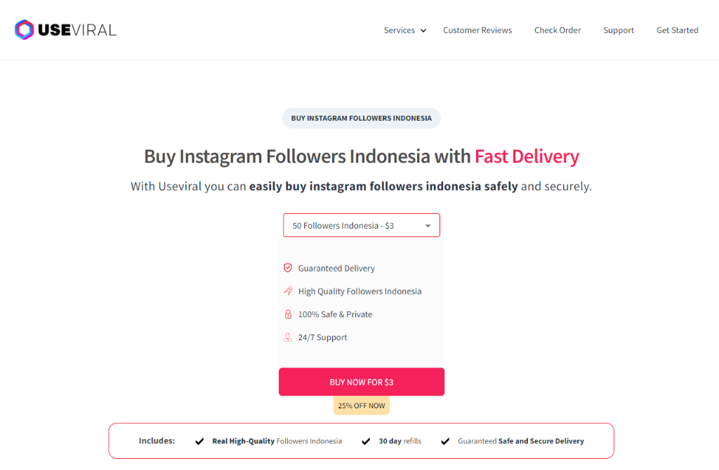 UseViral Buy Instagram Followers Indonesia