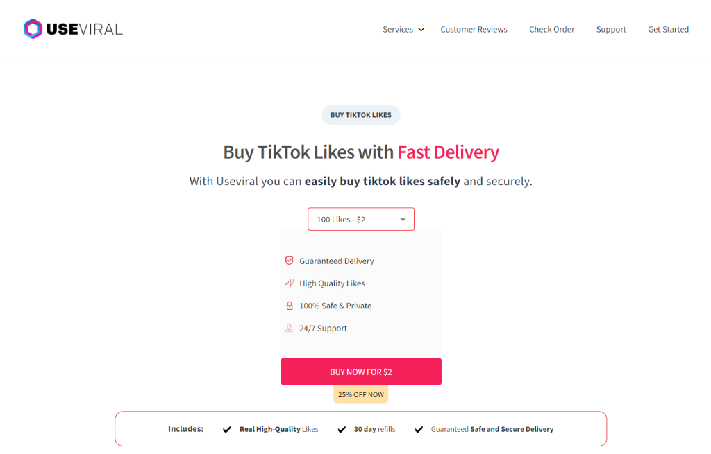 UseViral Buy TikTok Likes
