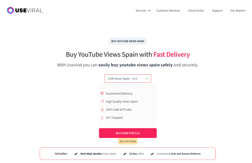 UseViral Buy YouTube Views Spain