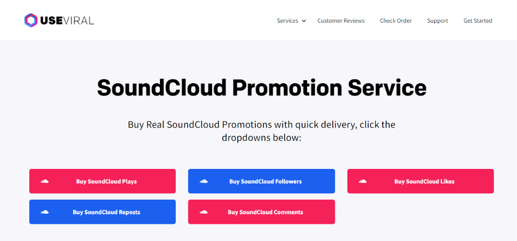 UseViral SoundCloud Promotion Service