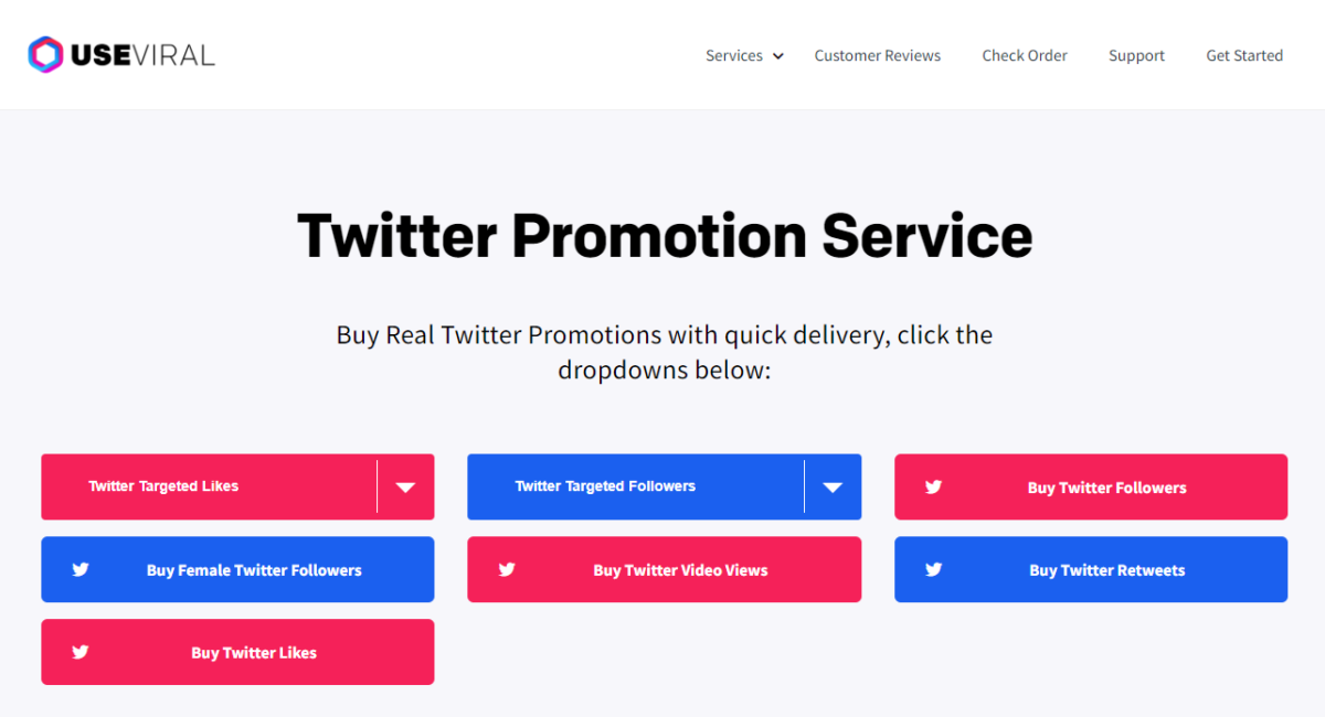 UseViral Twitter Promotion Service