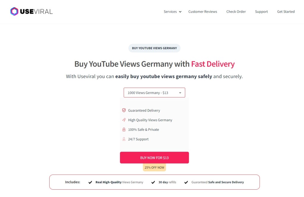 Useviral Buy Youtube Views Germany