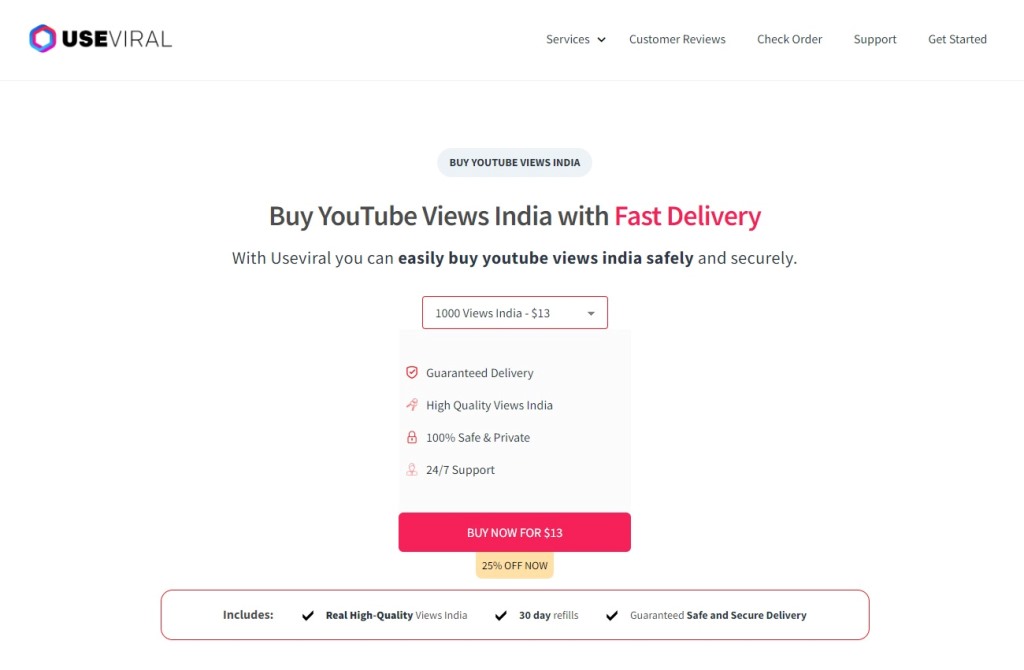 Useviral Buy Youtube Views India