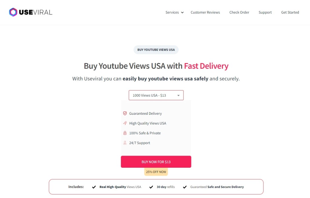 Useviral Buy Youtube Views USA