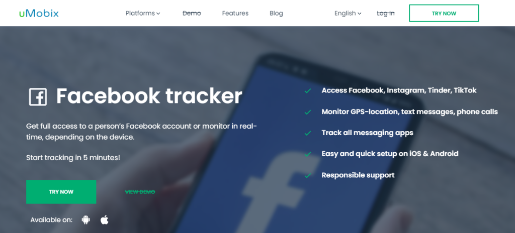 uMobix Facebook tracker