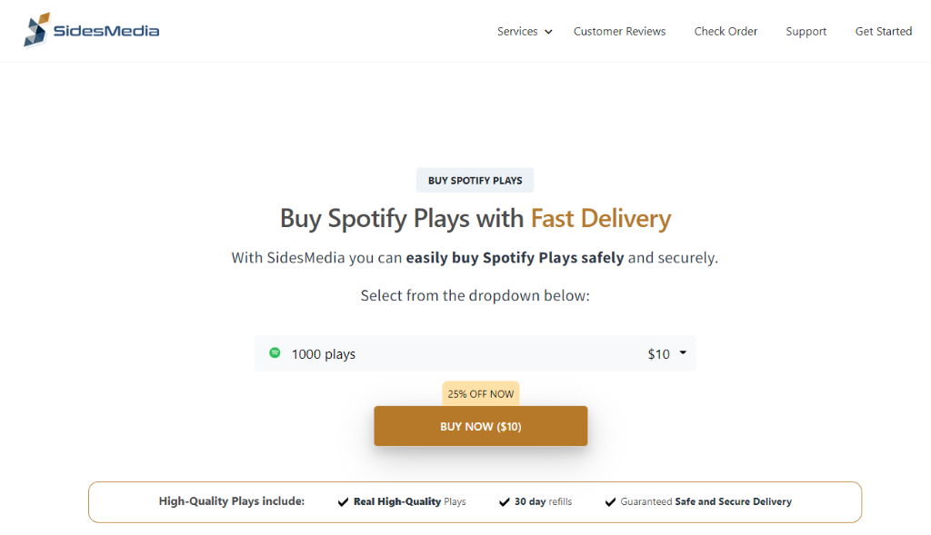 SidesMedia-Buy-Spotify-Plays