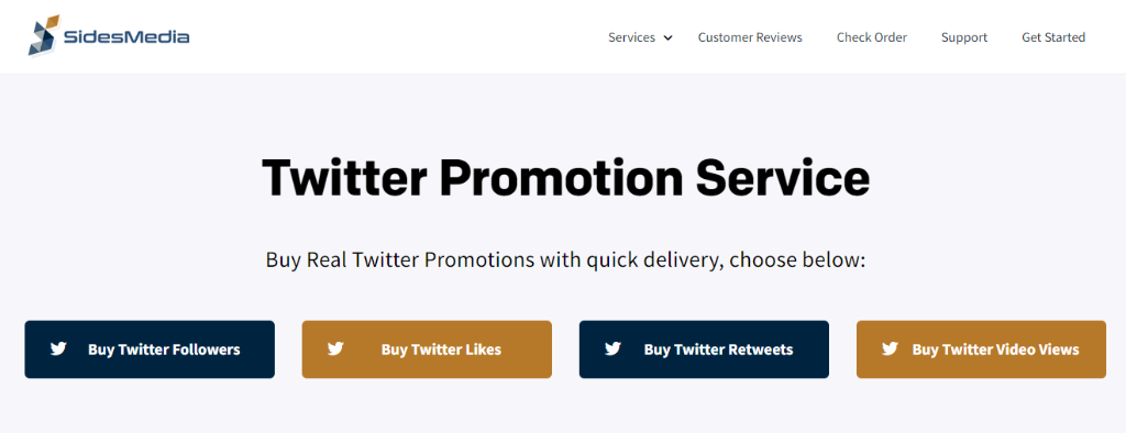 SidesMedia Twitter Promotion Service
