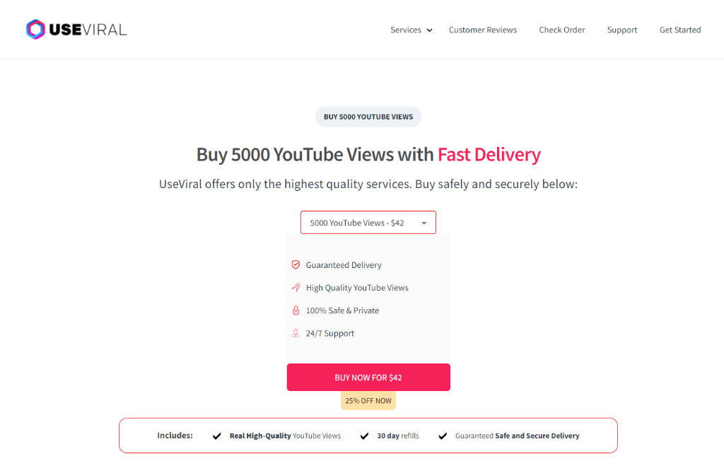 UseViral Buy 5000 YouTube Views